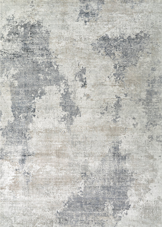 Couristan Dreamscape Watercolors Ivory-Grey Rug 8' x 11'