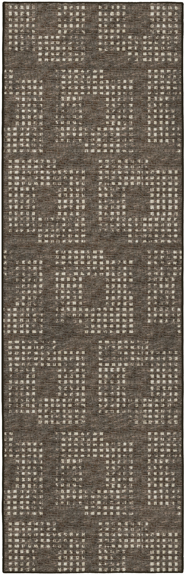 Delano DA1 Chocolate 2'6" x 12' Runner Rug