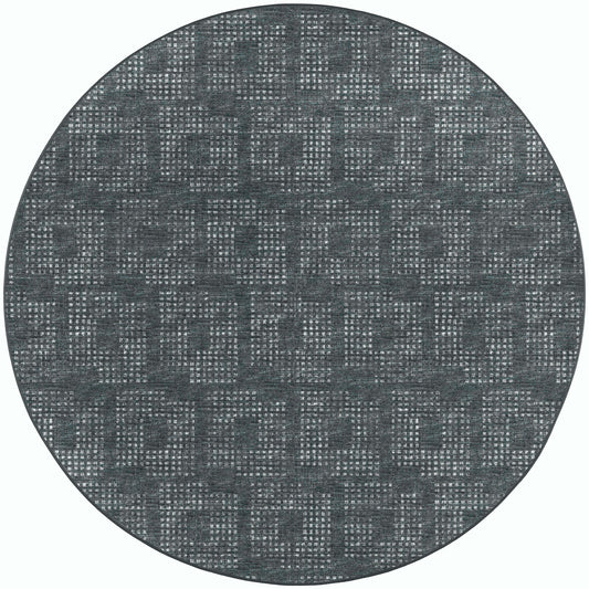 Delano DA1 Midnight 10' x 10' Round Rug