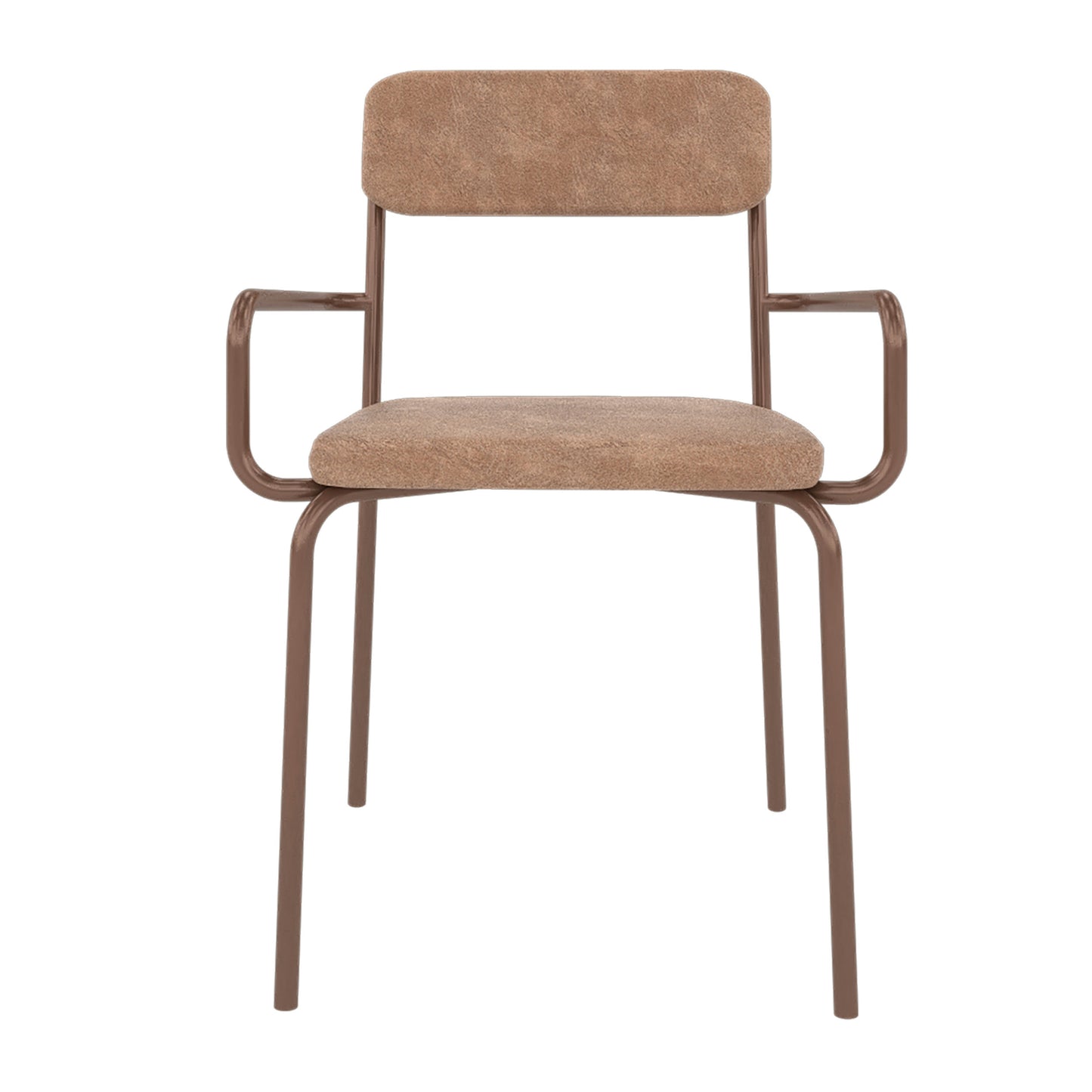 Whythe PU Leather Dining Chair in Corten