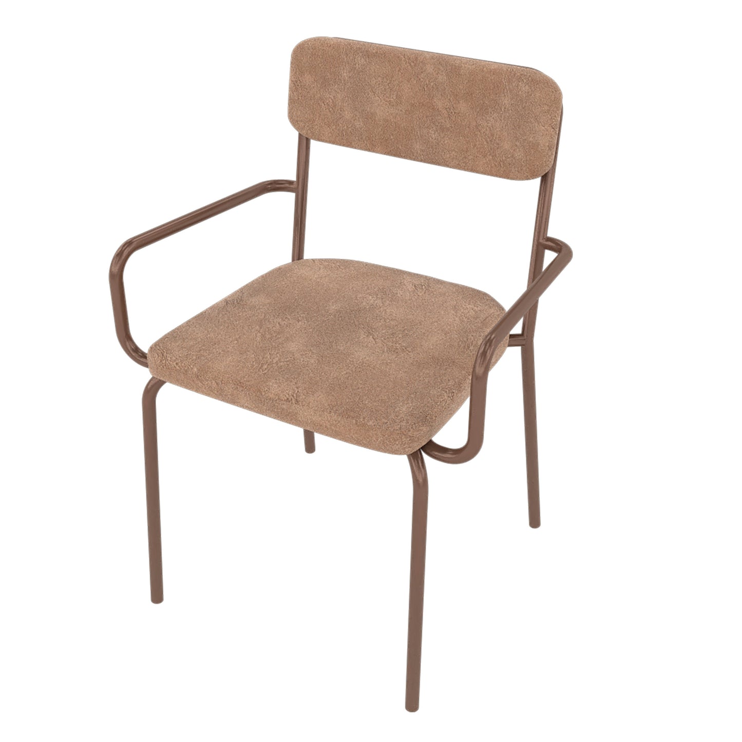 Whythe PU Leather Dining Chair in Corten