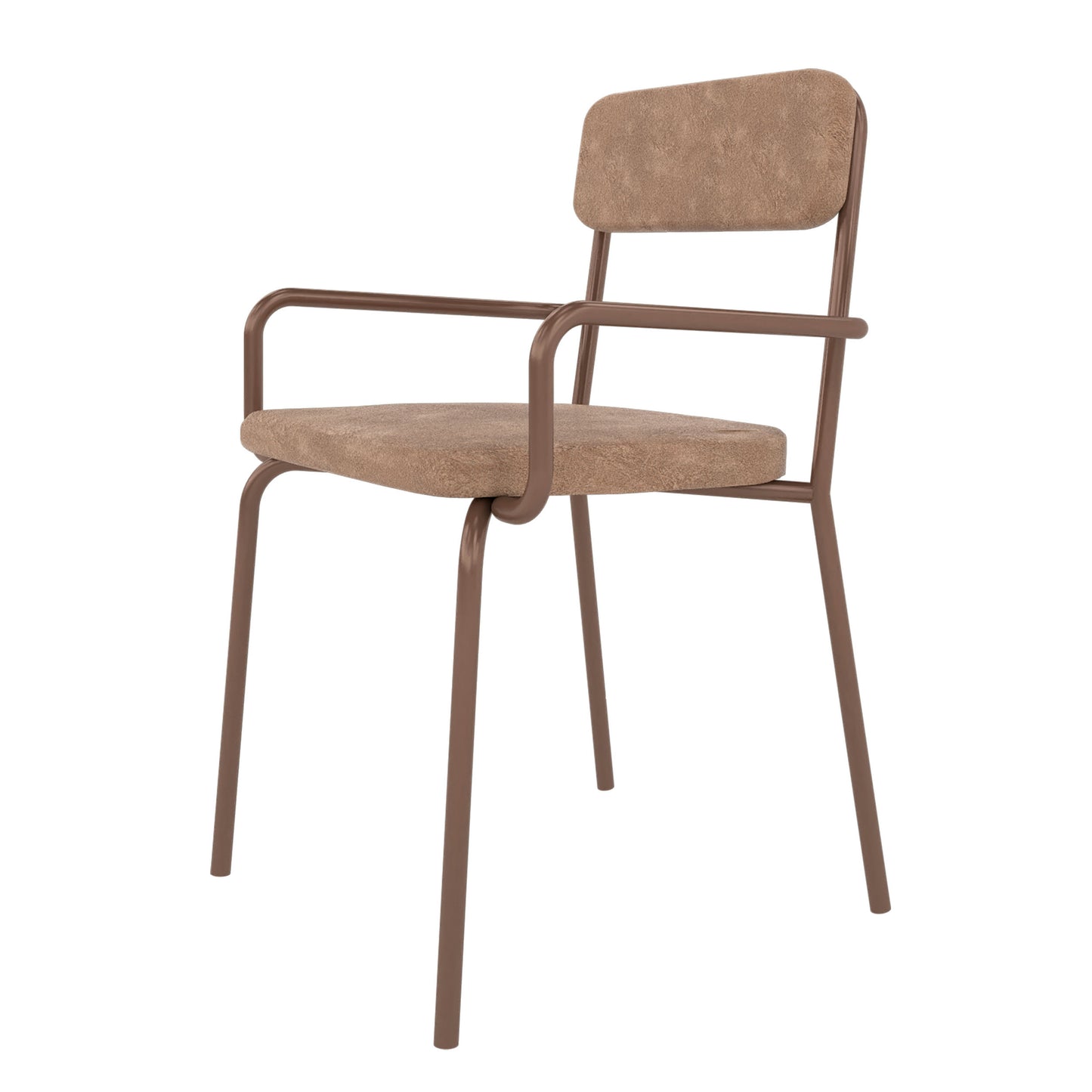 Whythe PU Leather Dining Chair in Corten