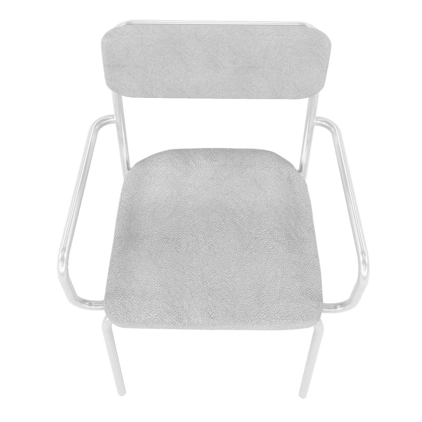 Whythe PU Leather Dining Chair in White