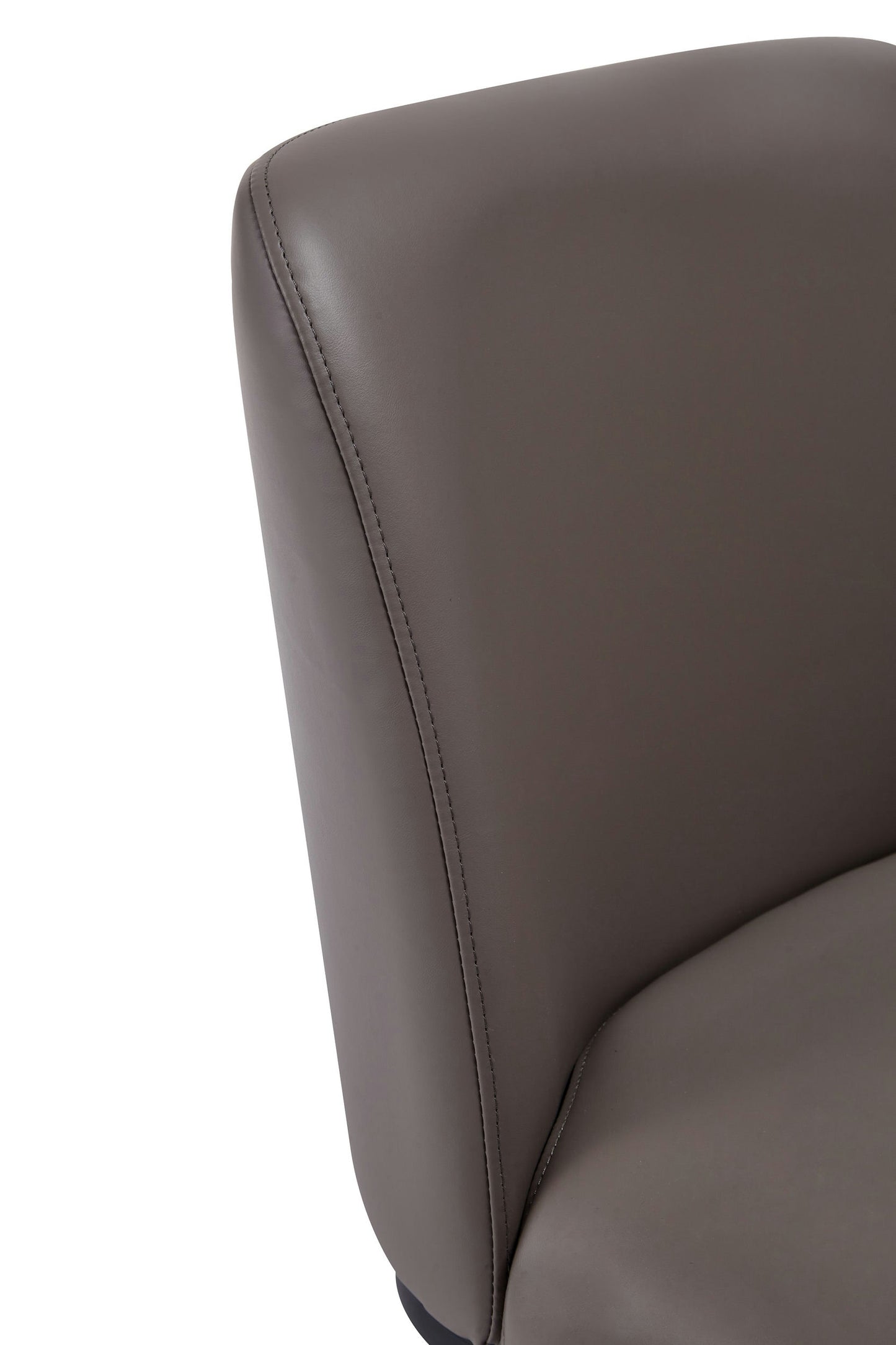 Serena Faux Leather Dining Chair in Grey