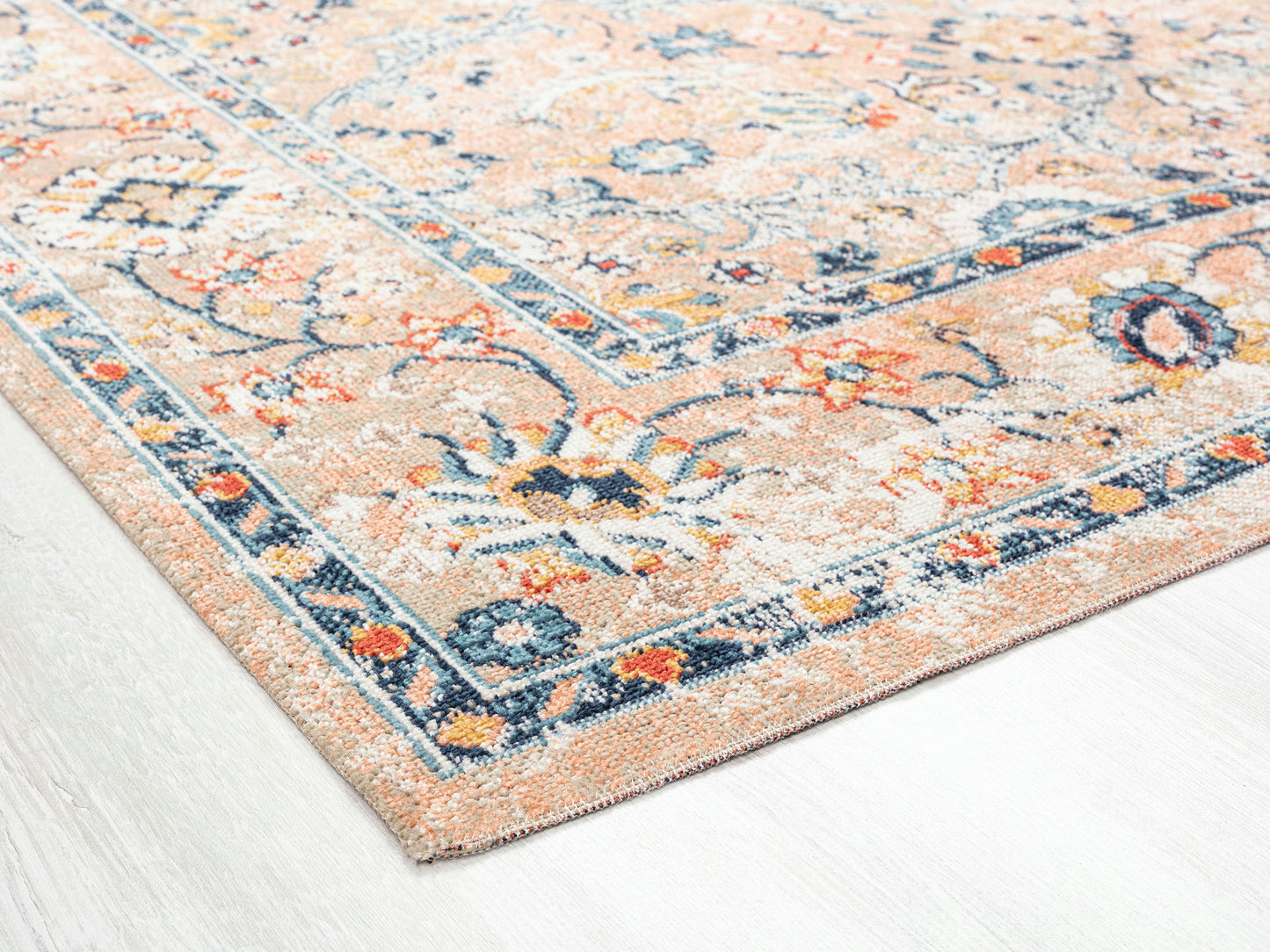 Kaleen Deya Collection Light Peach Area Rug 7'10" x 10'2"