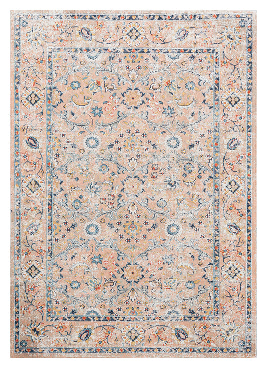 Kaleen Deya Collection Light Peach Area Rug 7'10" x 10'2"