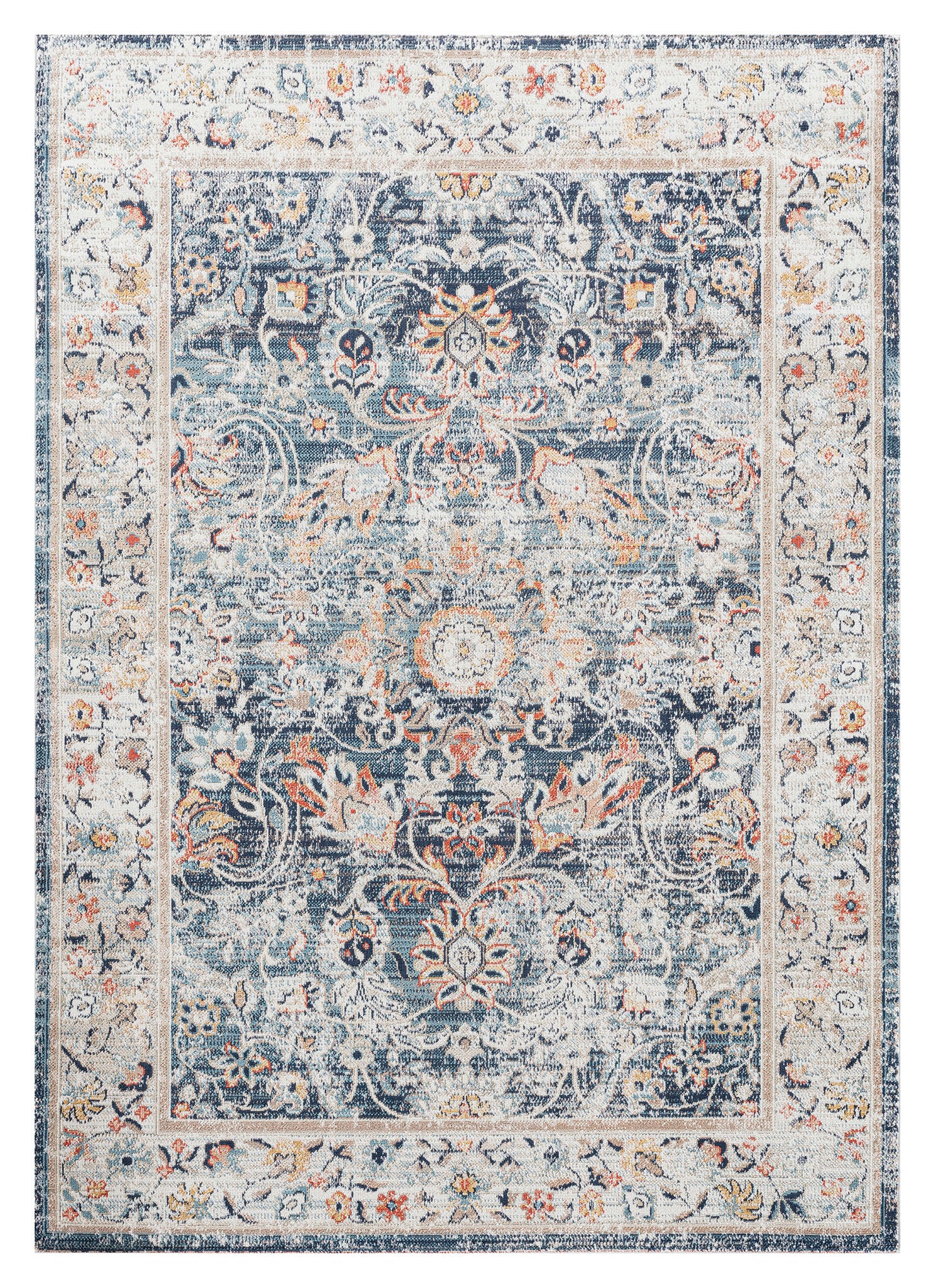 Kaleen Deya Collection Blue Navy Throw Rug 2' x 3'