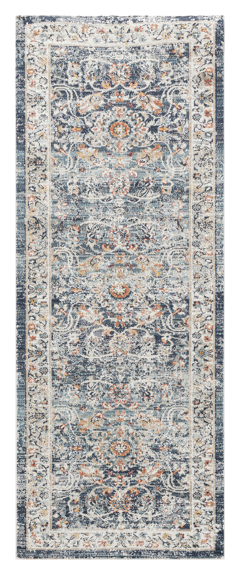 Kaleen Deya Collection Blue Navy Runner 2'7" x 8'1"