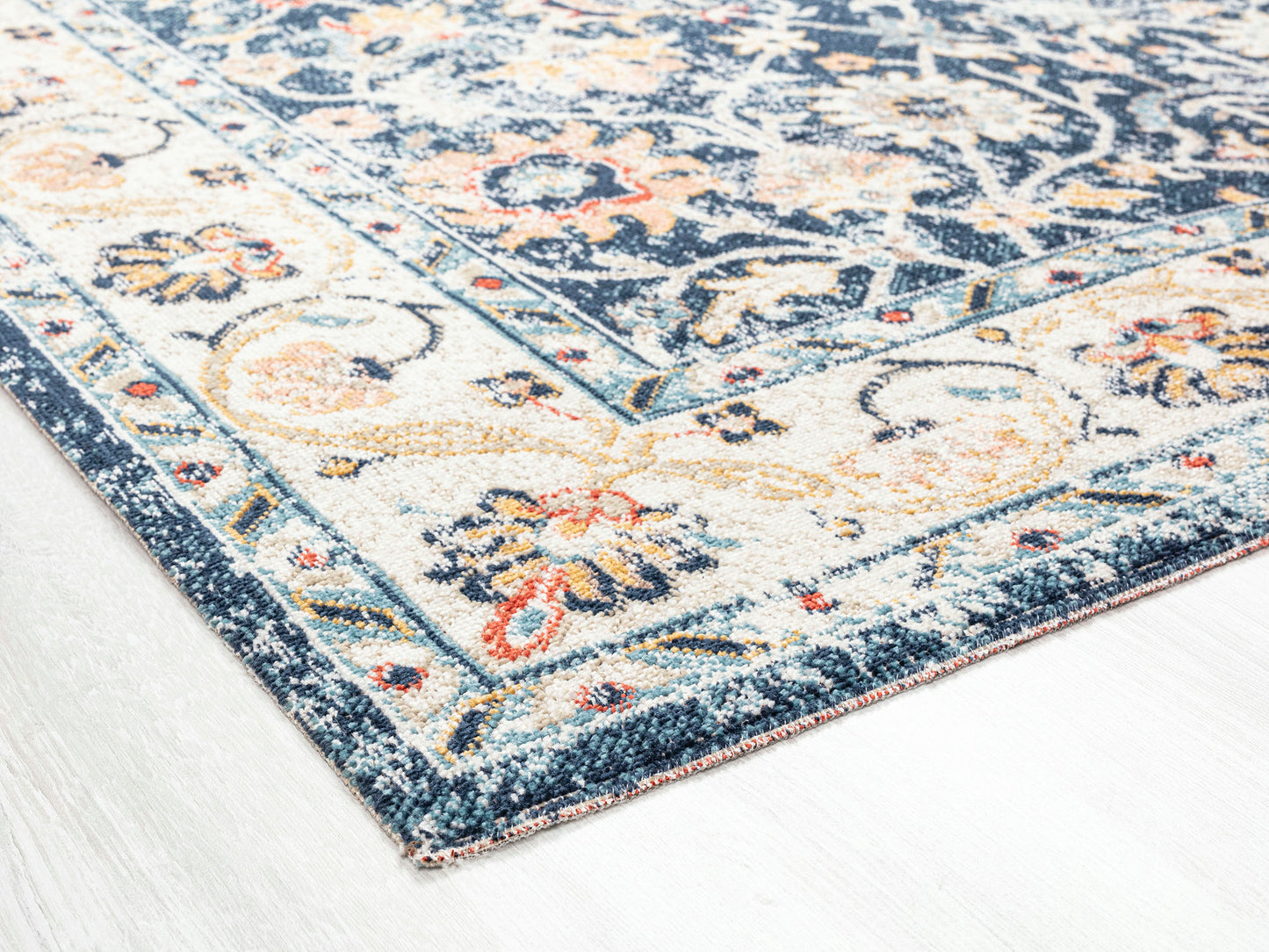 Kaleen Deya Collection Dark Navy Runner 2'7" x 8'1"