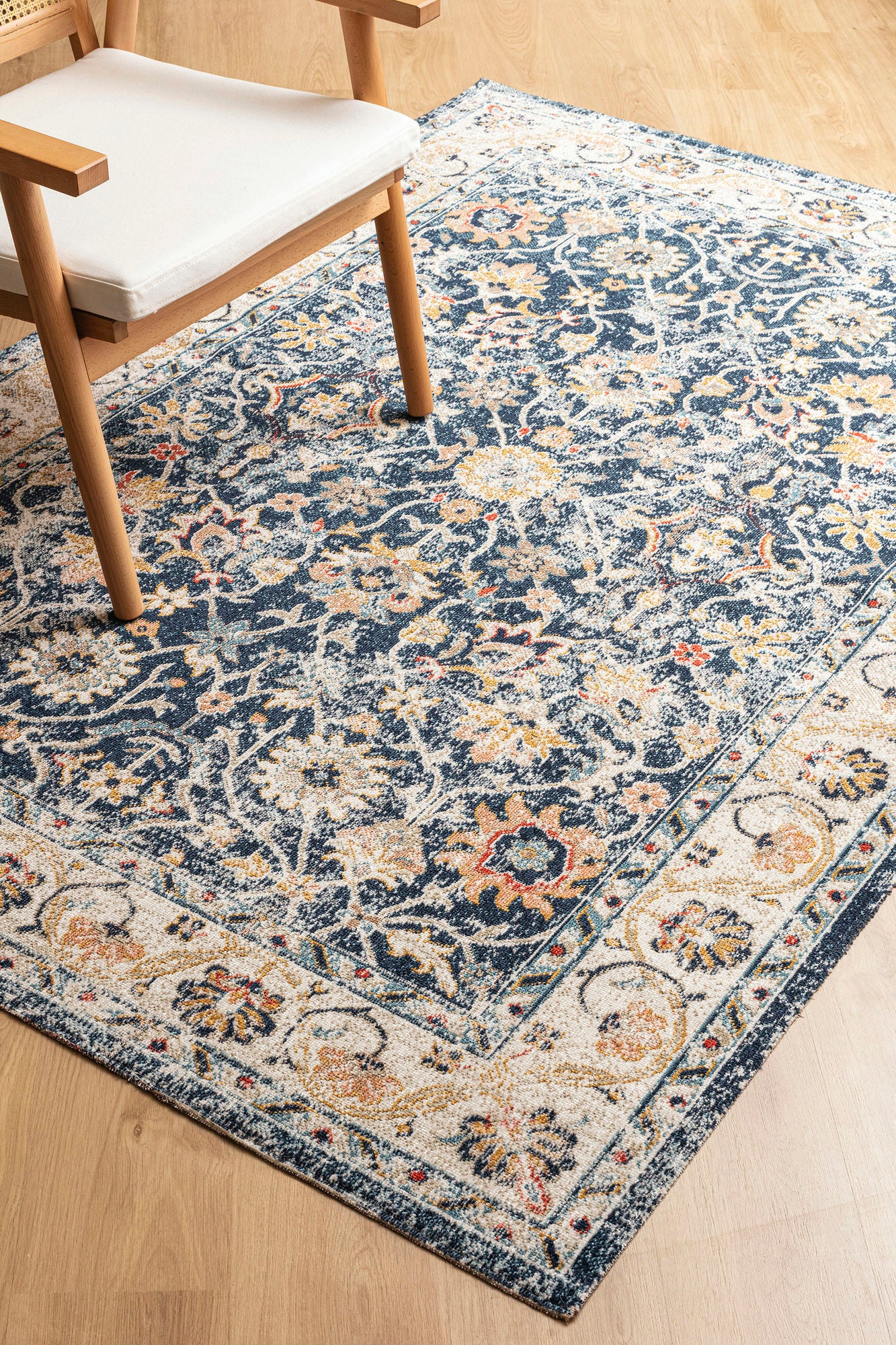 Kaleen Deya Collection Dark Navy Throw Rug 2' x 3'