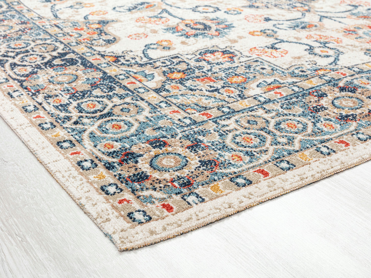 Kaleen Deya Collection Dark Cream Throw Rug 2' x 3'
