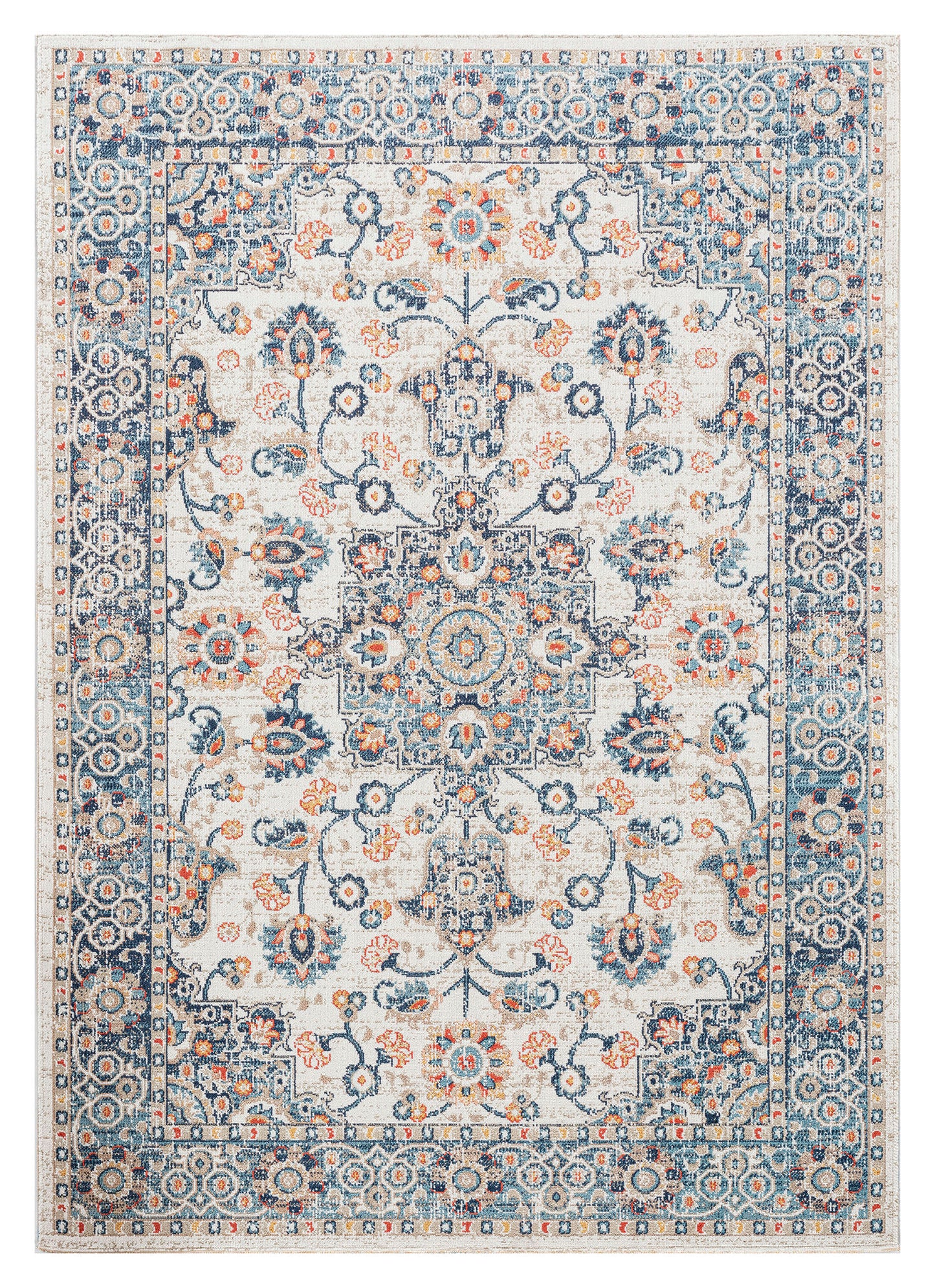 Kaleen Deya Collection Dark Cream Throw Rug 2' x 3'