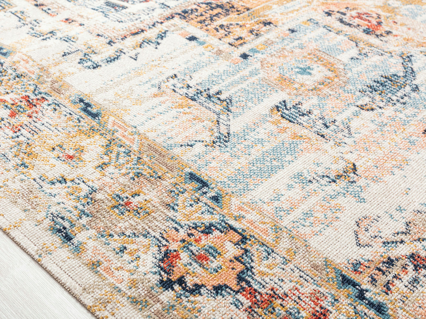 Kaleen Deya Collection DEY06-09 Cream Area Rug 5'3"x 7'6"