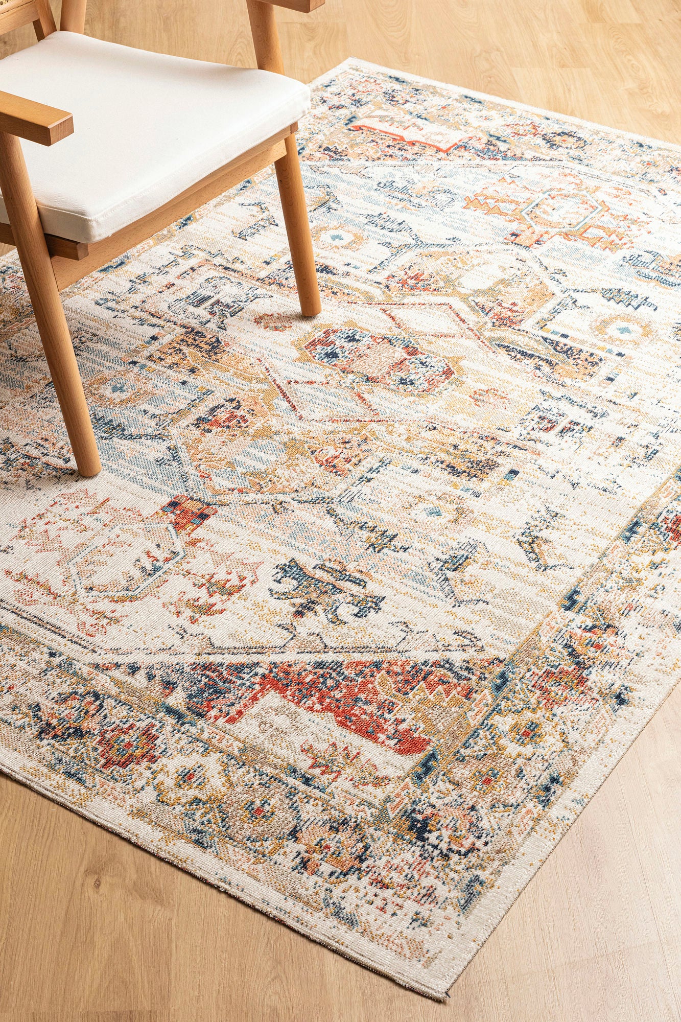 Kaleen Deya Collection DEY06-09 Cream Runner 2'7" x 8'1"