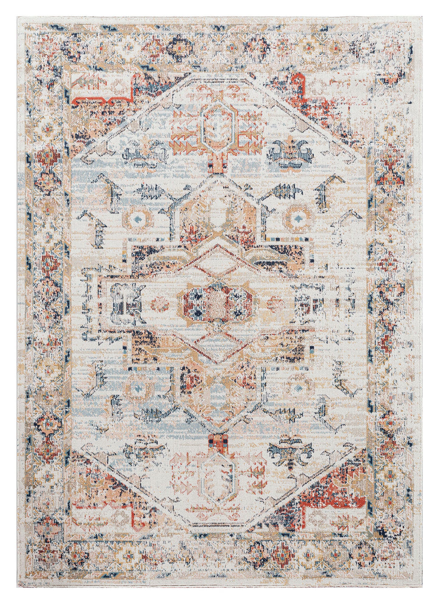 Kaleen Deya Collection DEY06-09 Cream Area Rug 7'10" x 10'2"