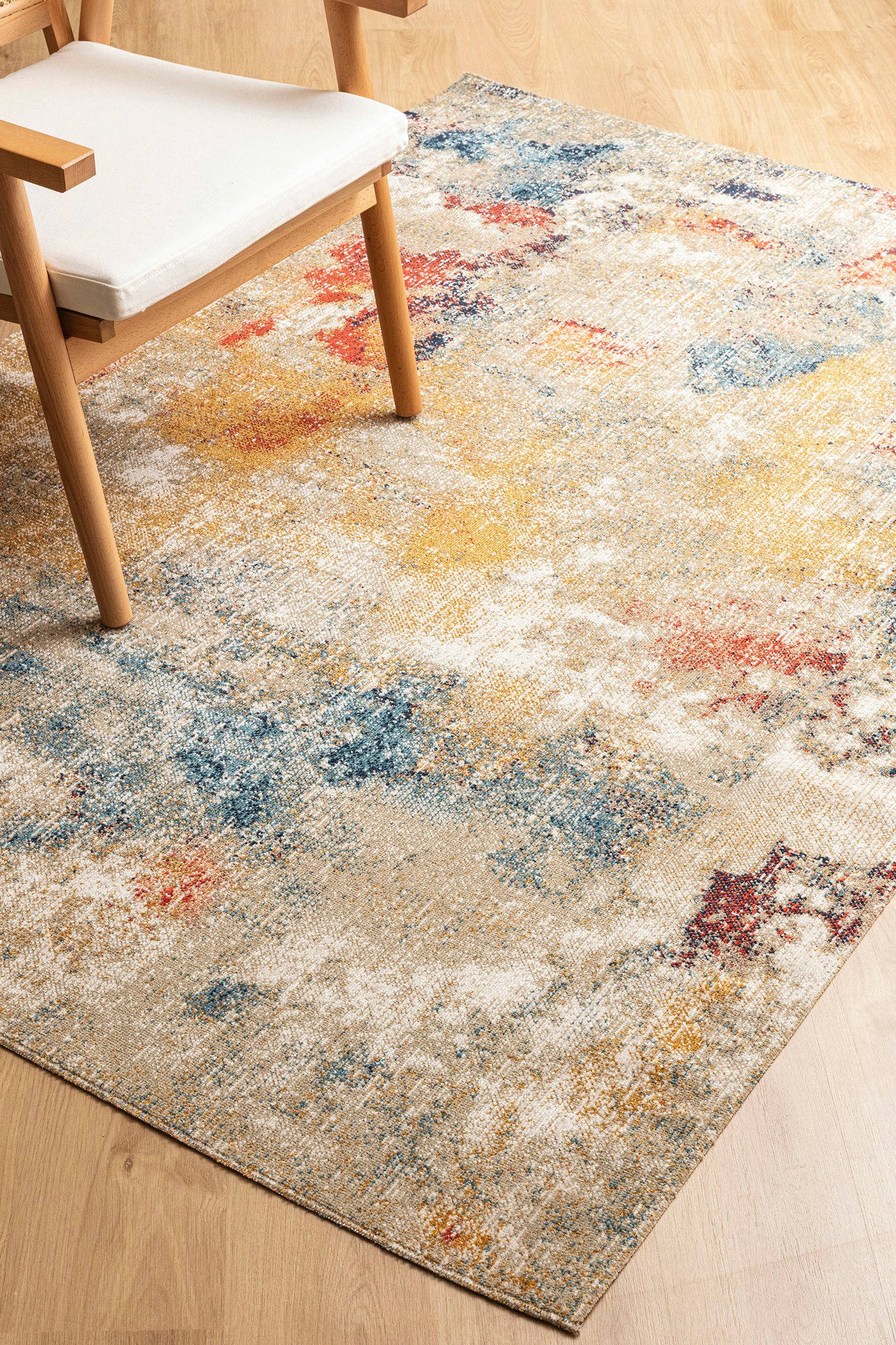 Kaleen Deya Collection Dark Multi Area Rug 7'10" x 10'2"