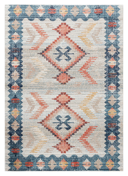 Kaleen Deya Collection Cream Coral Area Rug 5'3"x 7'6"