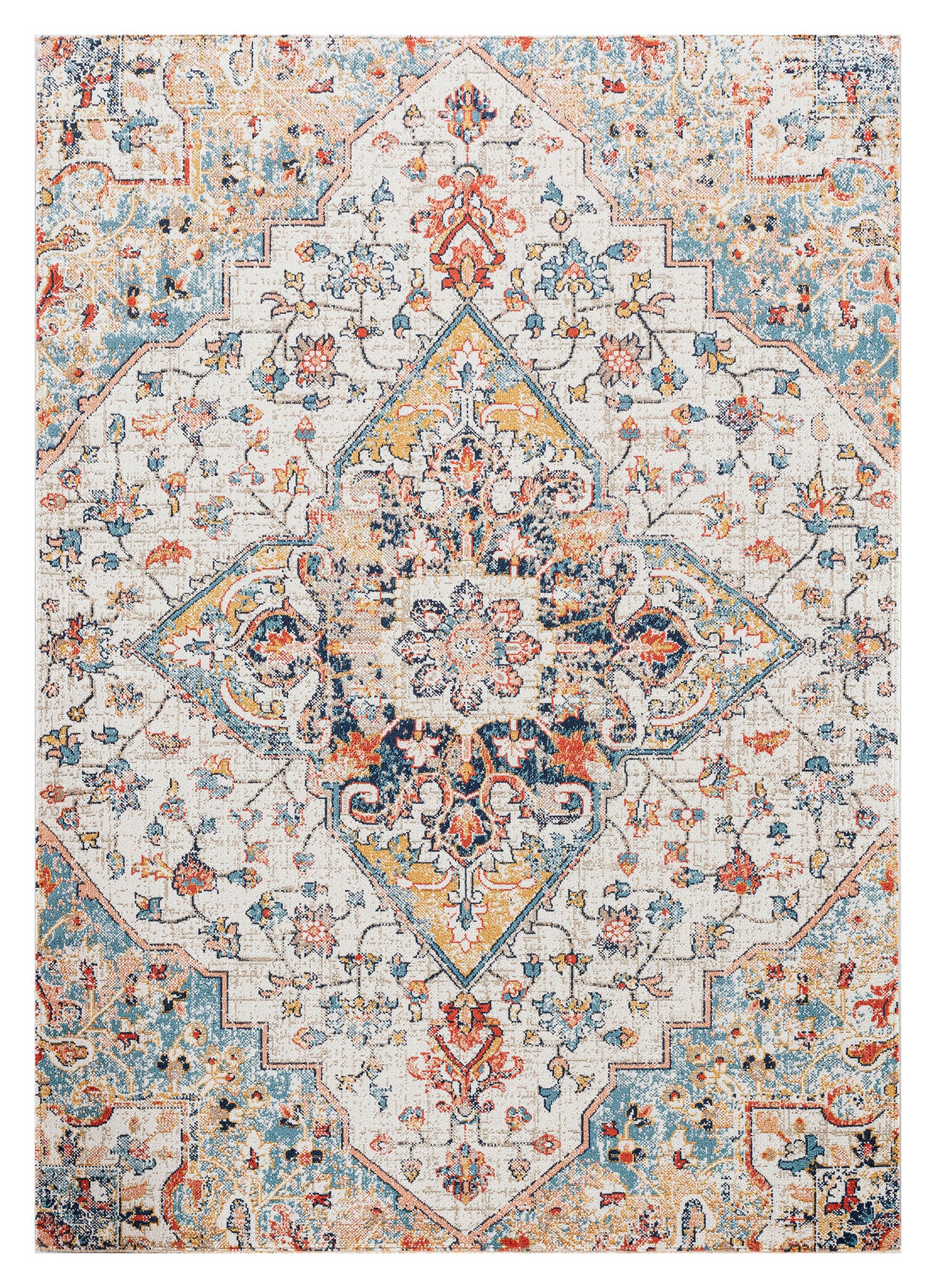 Kaleen Deya Collection DEY09-09 Cream Throw Rug 2' x 3'