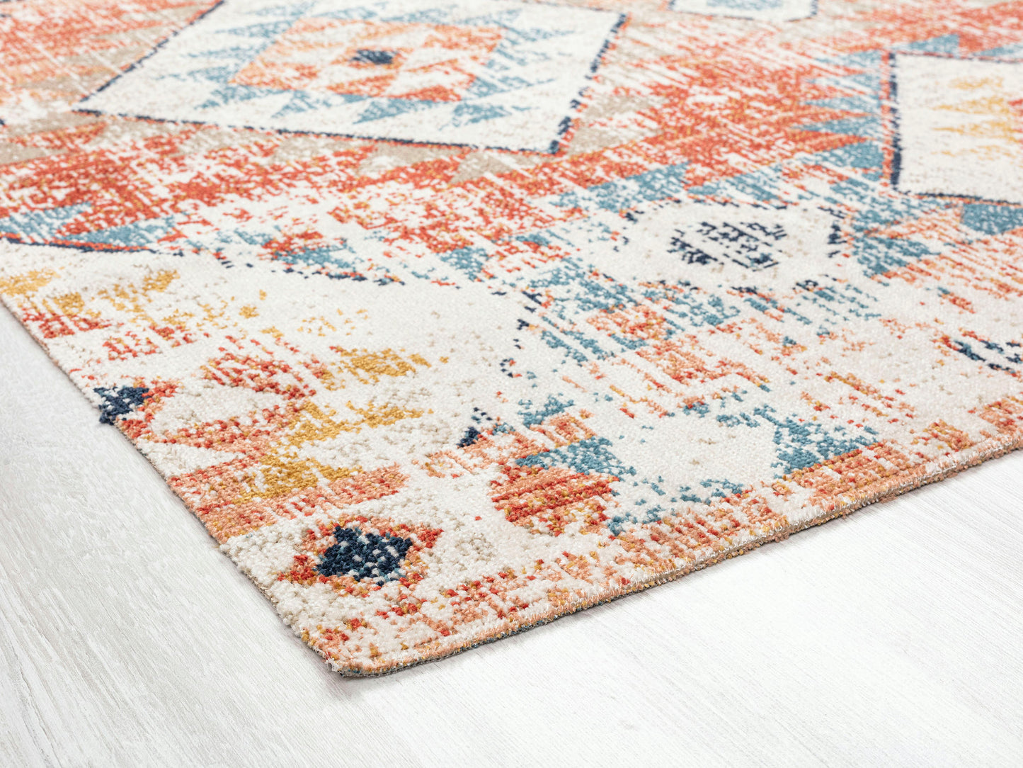 Kaleen Deya Collection Coral Cream Area Rug 7'10" x 10'2"