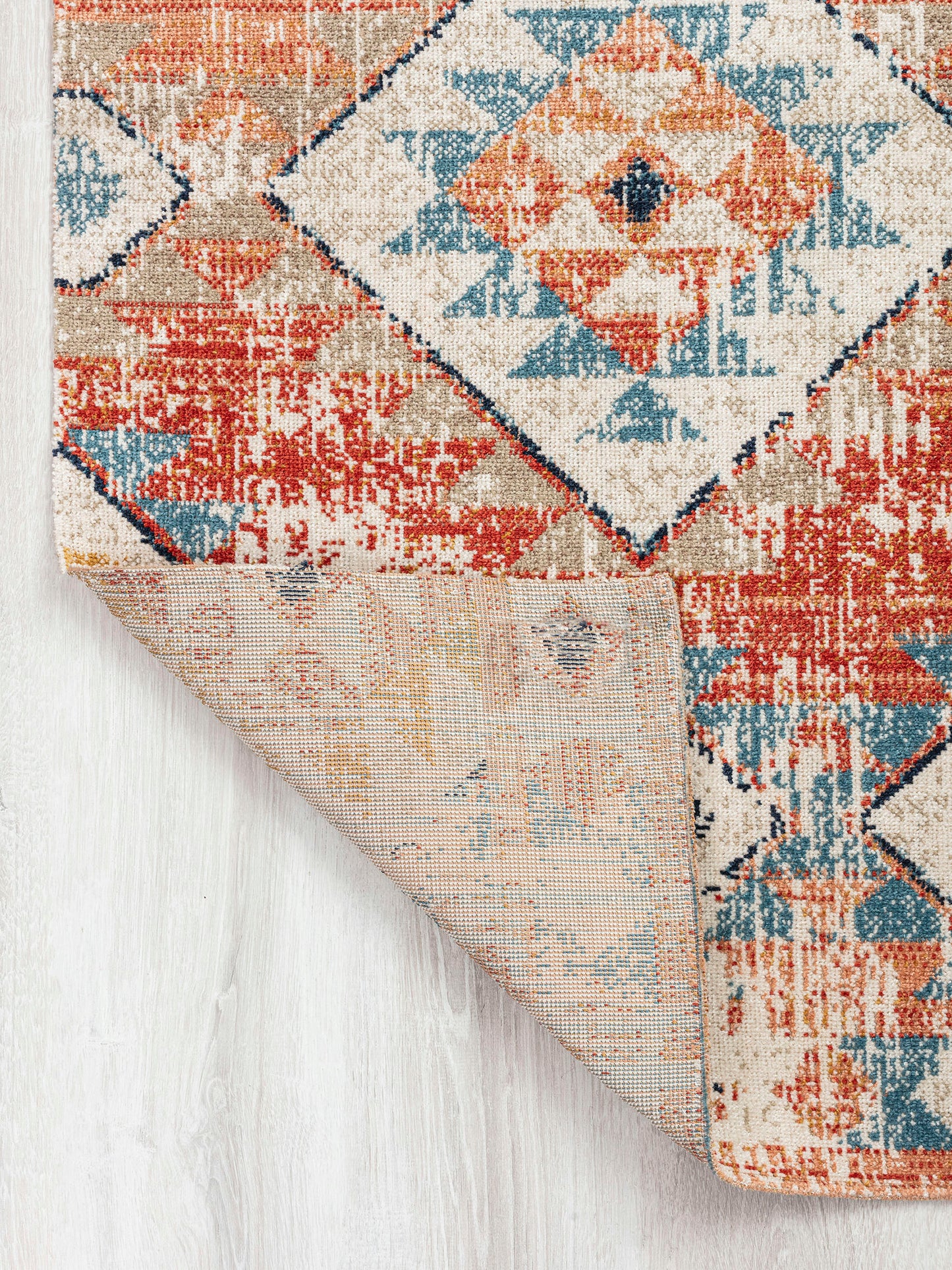 Kaleen Deya Collection Coral Cream Area Rug 7'10" x 10'2"