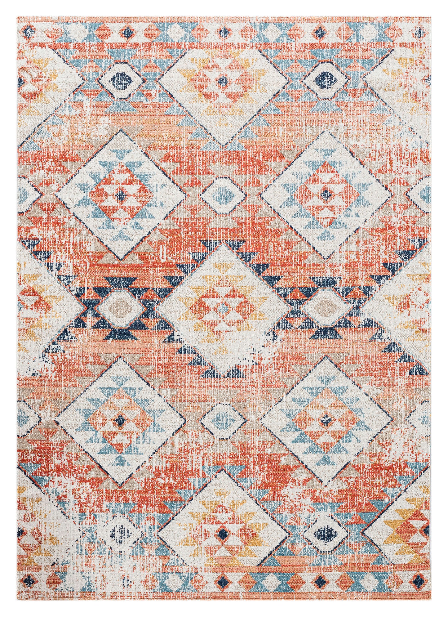 Kaleen Deya Collection Coral Cream Area Rug 7'10" x 10'2"