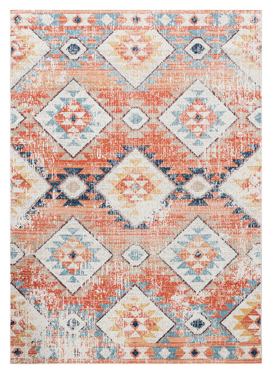 Kaleen Deya Collection Coral Cream Area Rug 7'10" x 10'2"
