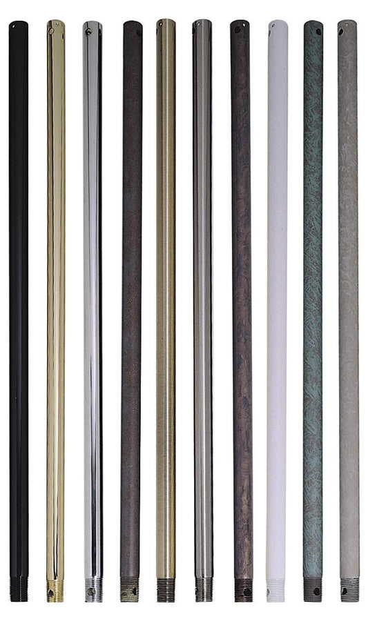 18" Downrod, Brushed Polished Nickel