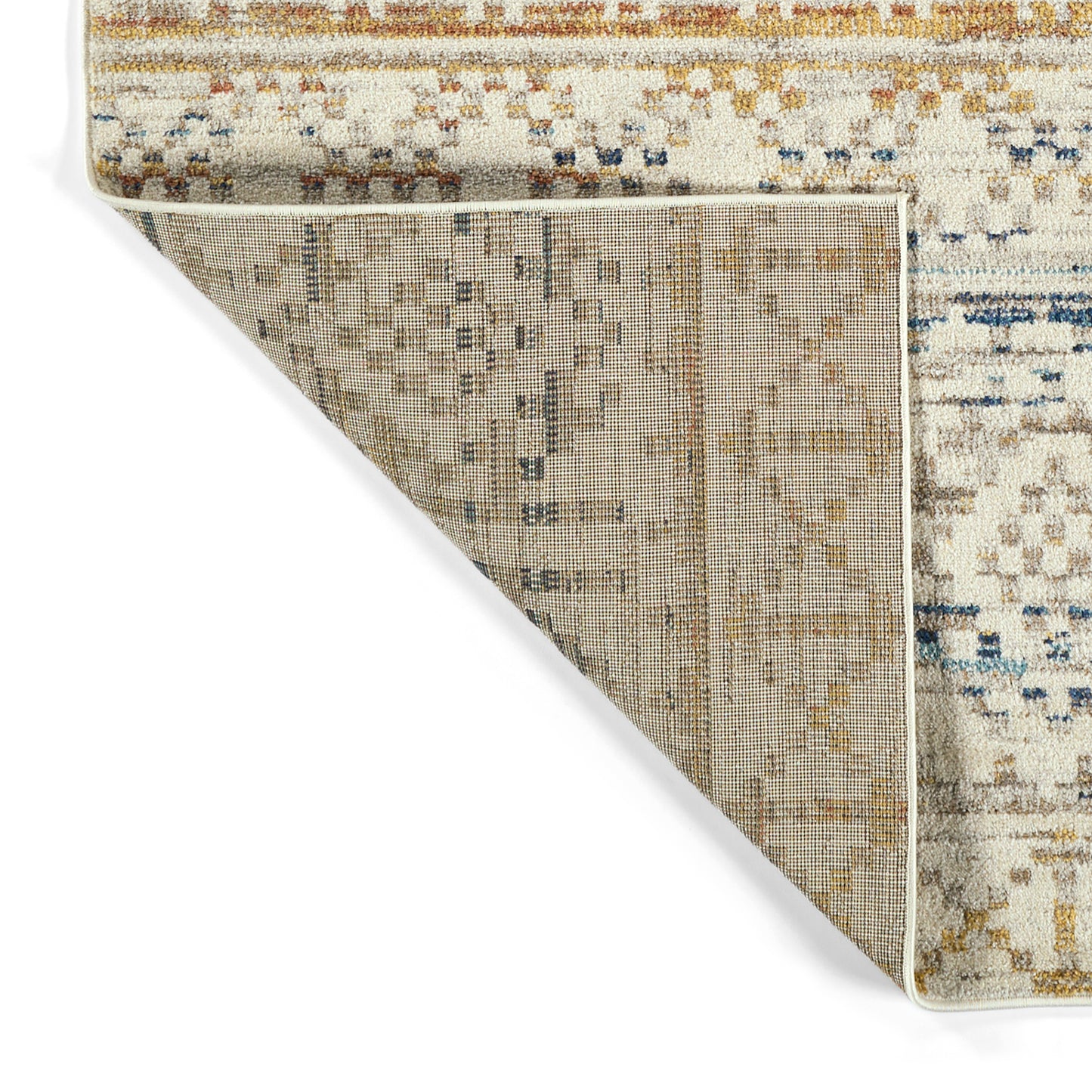 Kaleen Dasha Collection Ivory Red Area Rug 7'9" x 10'