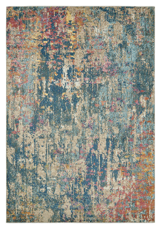 Kaleen Dasha Collection DSH02-17 Blue Area Rug 6'7" x 6'7"
