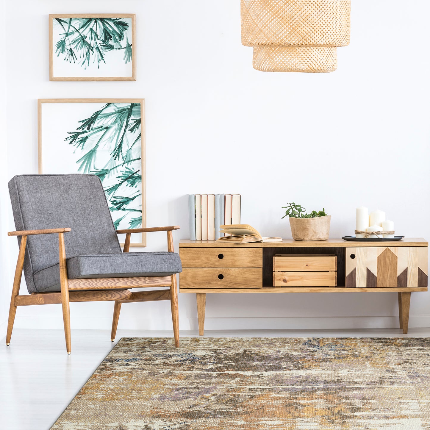 Kaleen Dasha Collection Light Sand Runner 2' x 7'6"