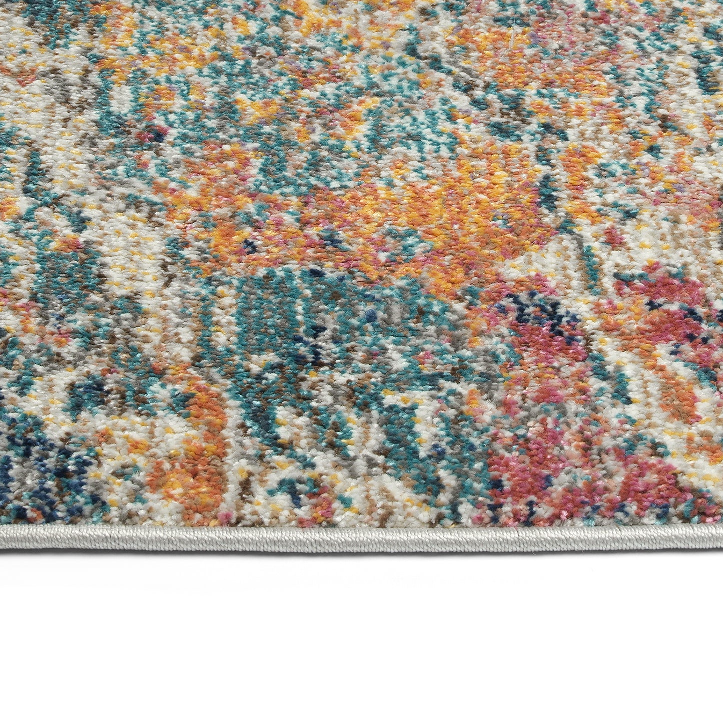 Kaleen Dasha Collection Multi Blue Area Rug 7'9" x 10'