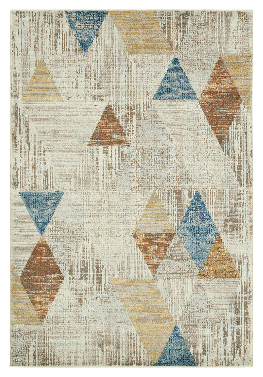 Kaleen Dasha Collection DSH06-01 Ivory Area Rug 5'5" x 7'9"