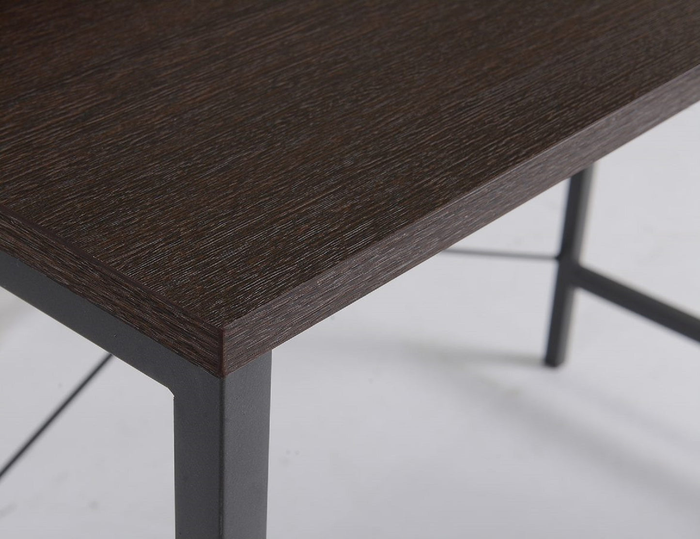 Dark Oak Writing Desk with Hutch
