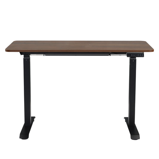 Brown Walnut Electric Standing Desk