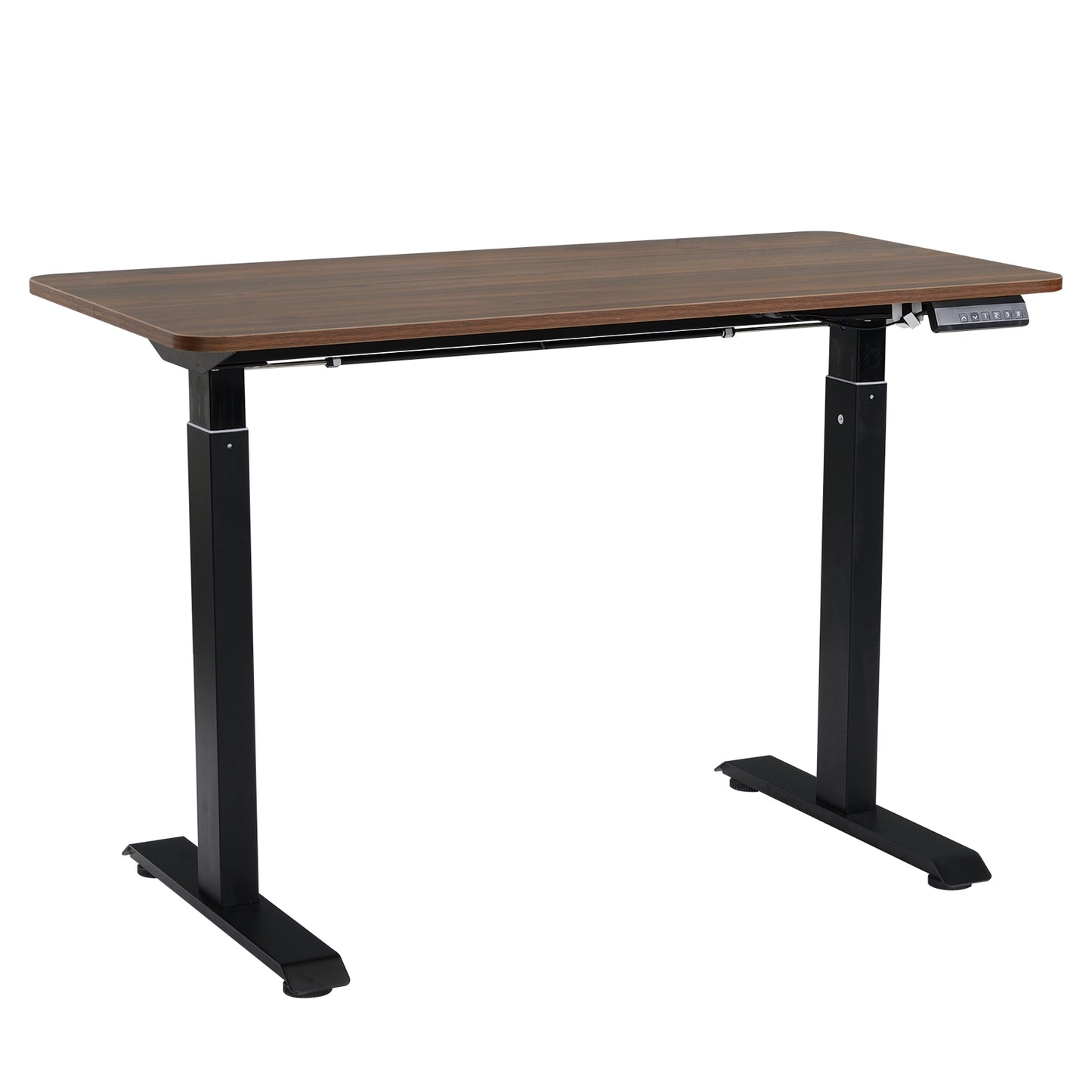 Brown Walnut Electric Standing Desk
