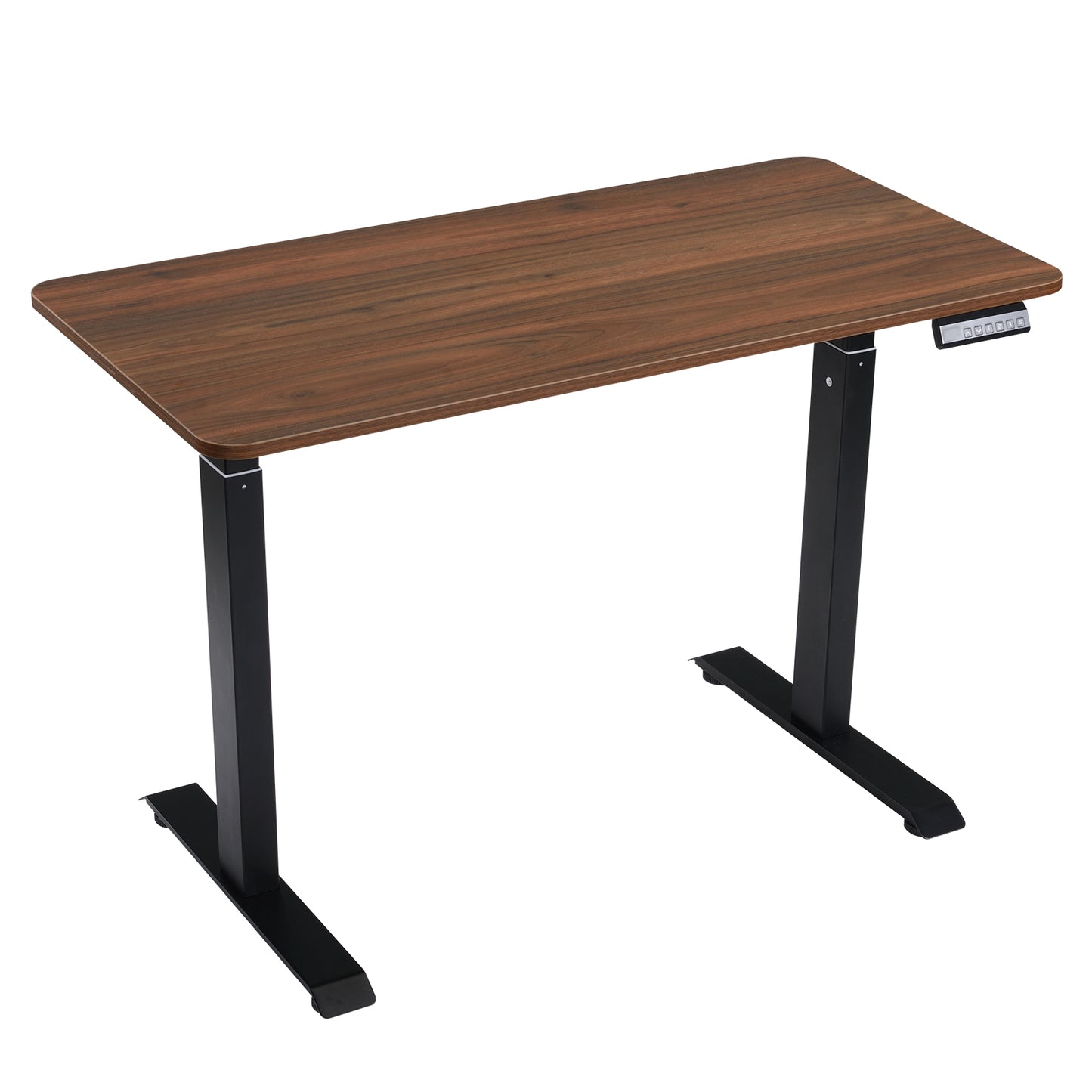 Brown Walnut Electric Standing Desk