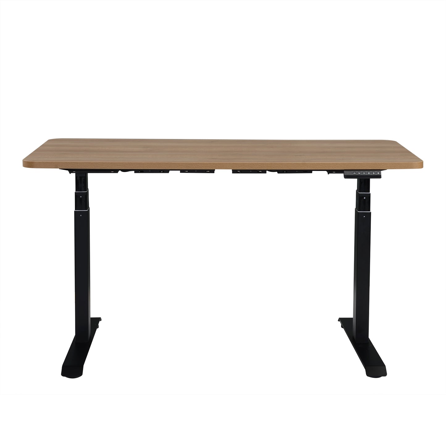 Light Oak Electric Standing Desk