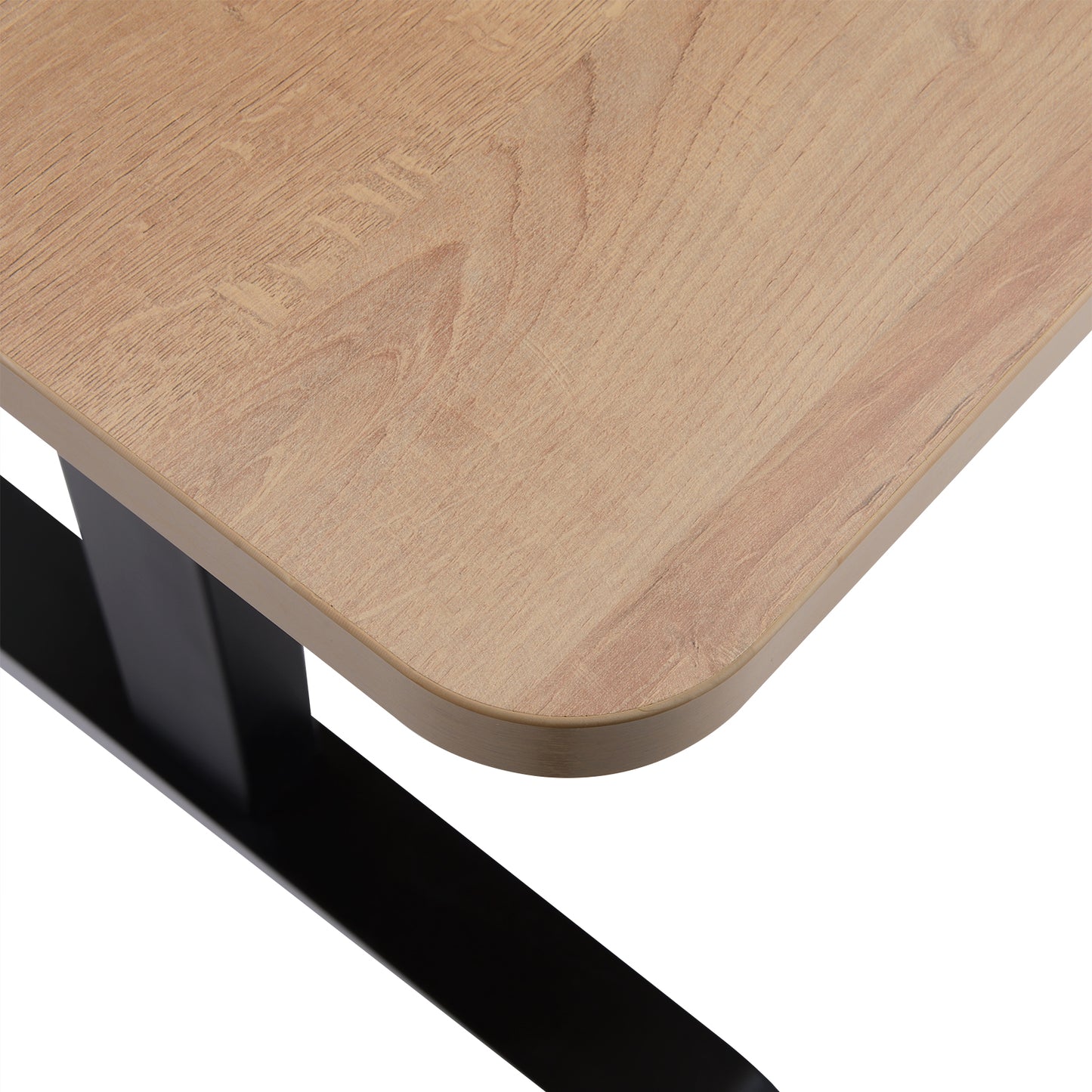 Light Oak Electric Standing Desk