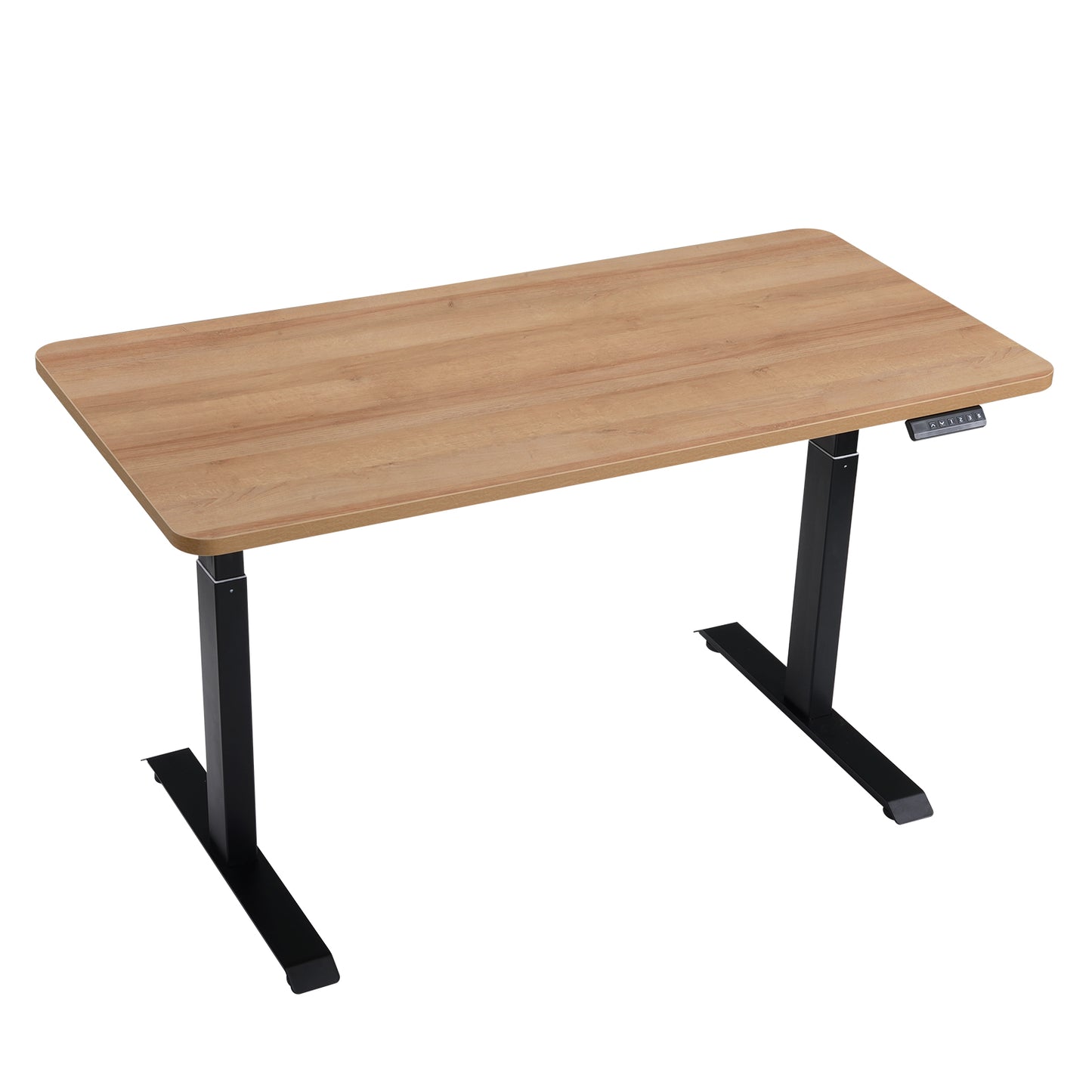 Light Oak Electric Standing Desk