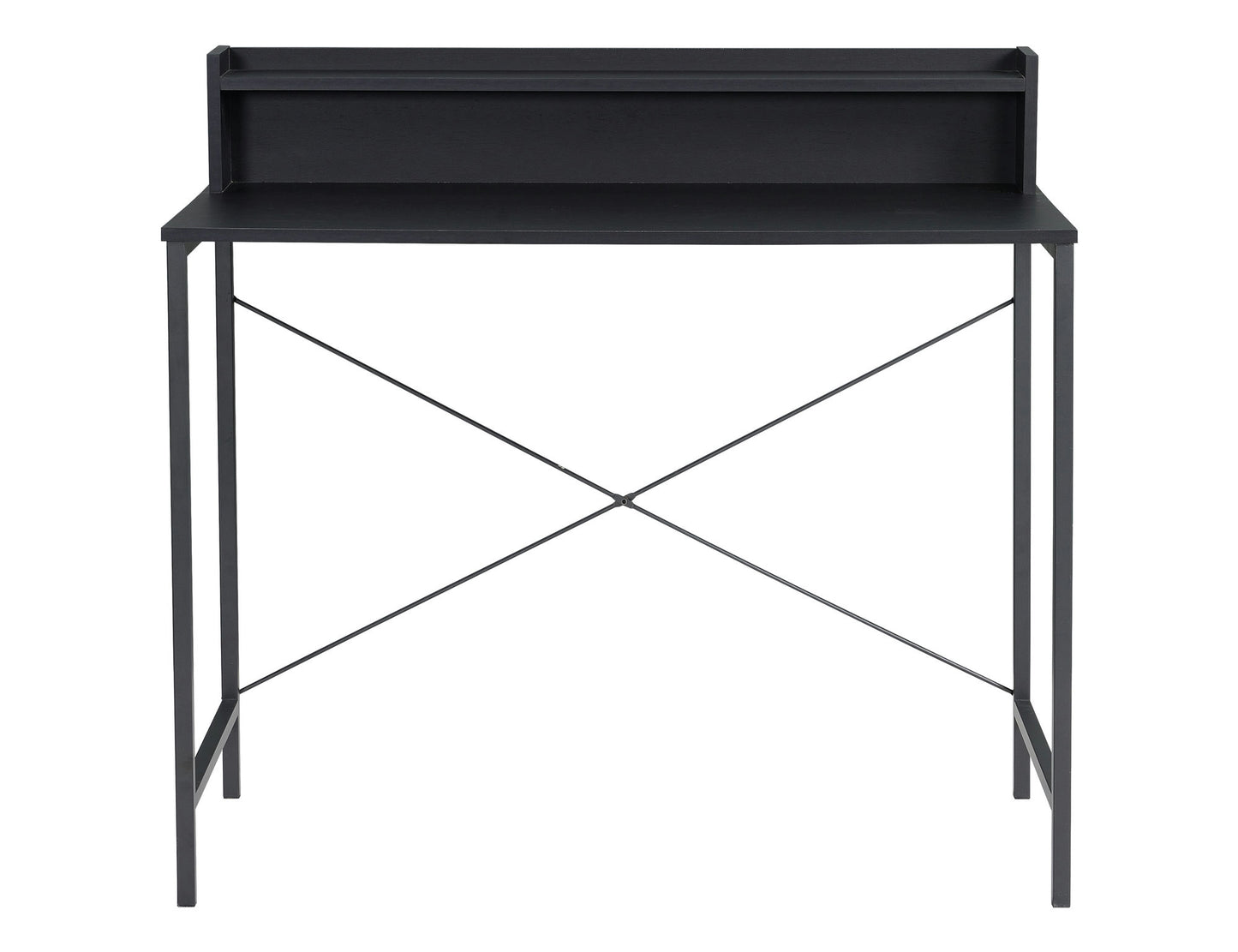 Black Oak Writing Desk with Hutch