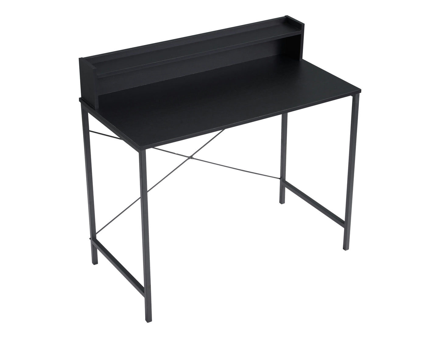 Black Oak Writing Desk with Hutch