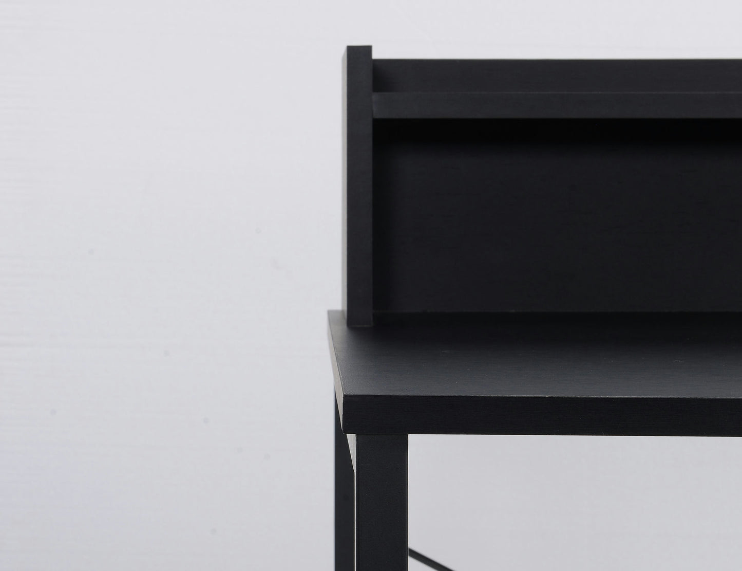 Black Oak Writing Desk with Hutch