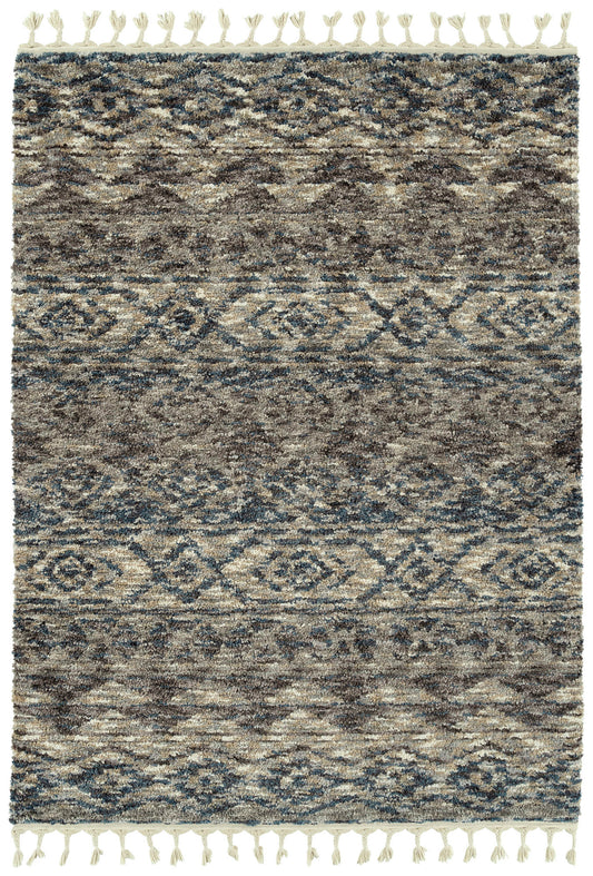 Kaleen Duna Collection Dark Blue Area Rug 7'10" x 10'