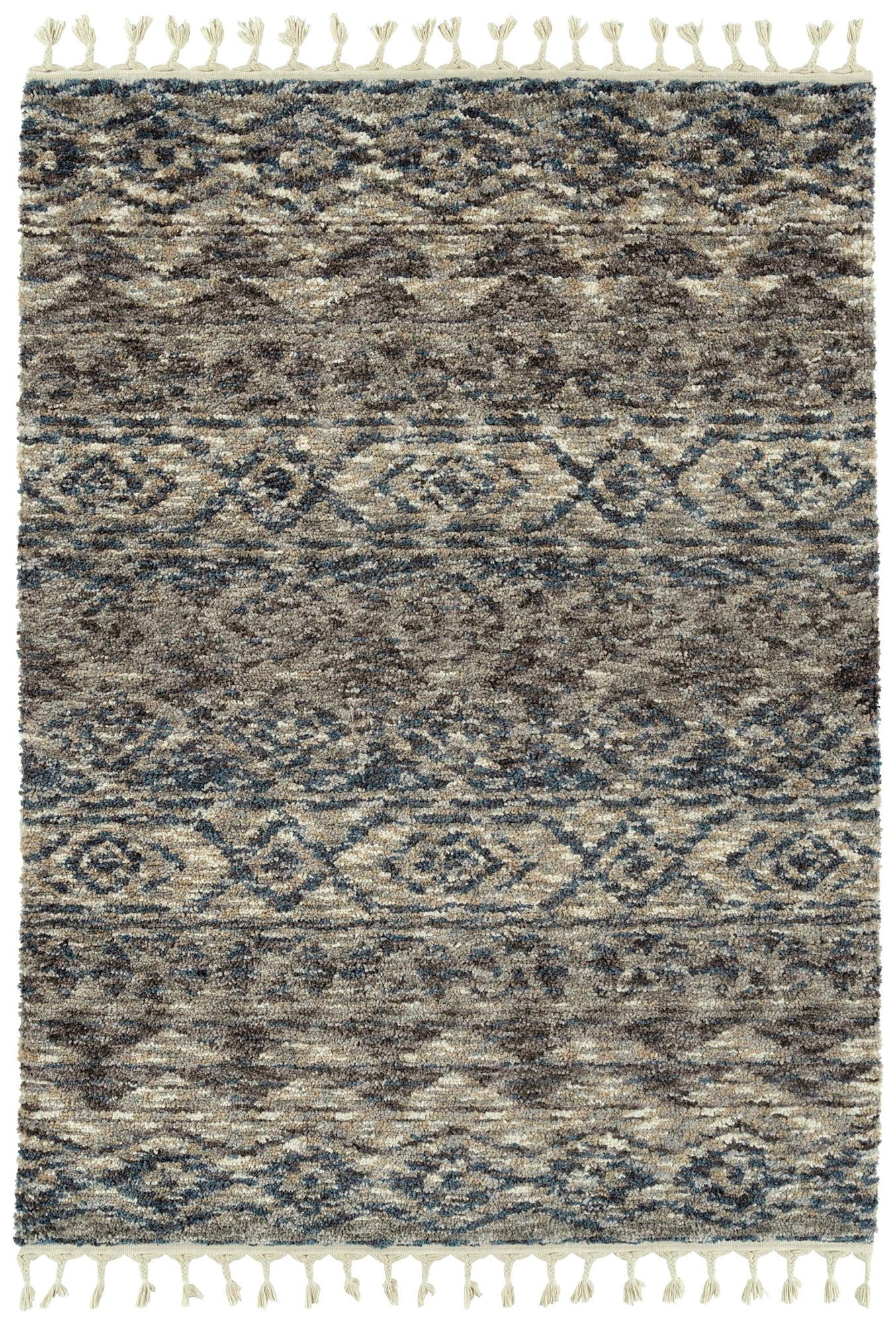 Kaleen Duna Collection Dark Blue Throw Rug 2' x 2'7"
