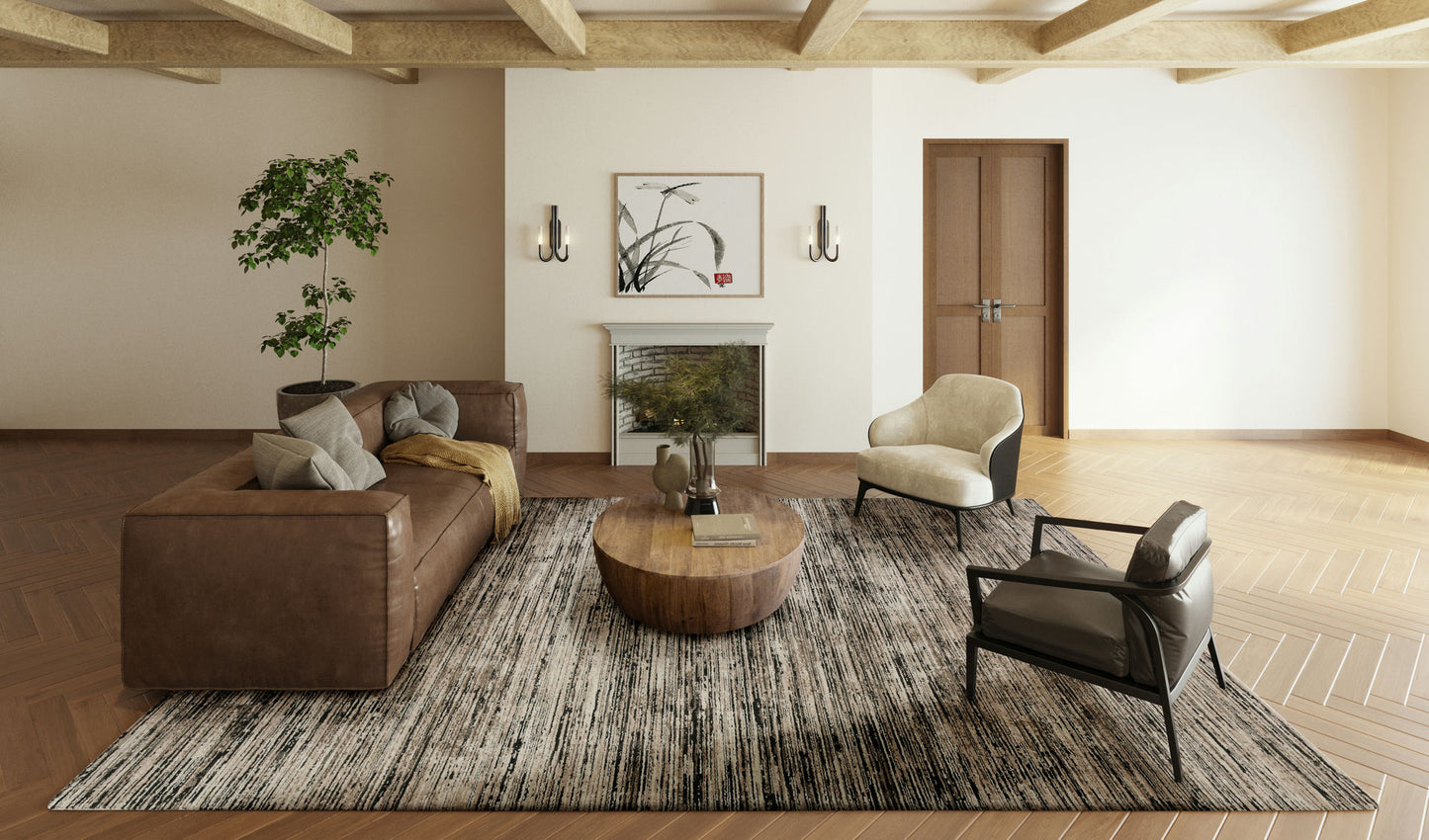 Denizi DZ1 Midnight 5'3" x 7'8" Rug