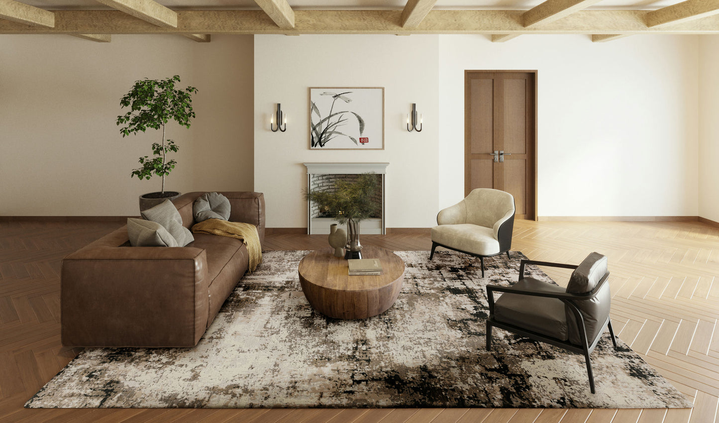 Denizi DZ2 Putty 7'10" x 10' Rug