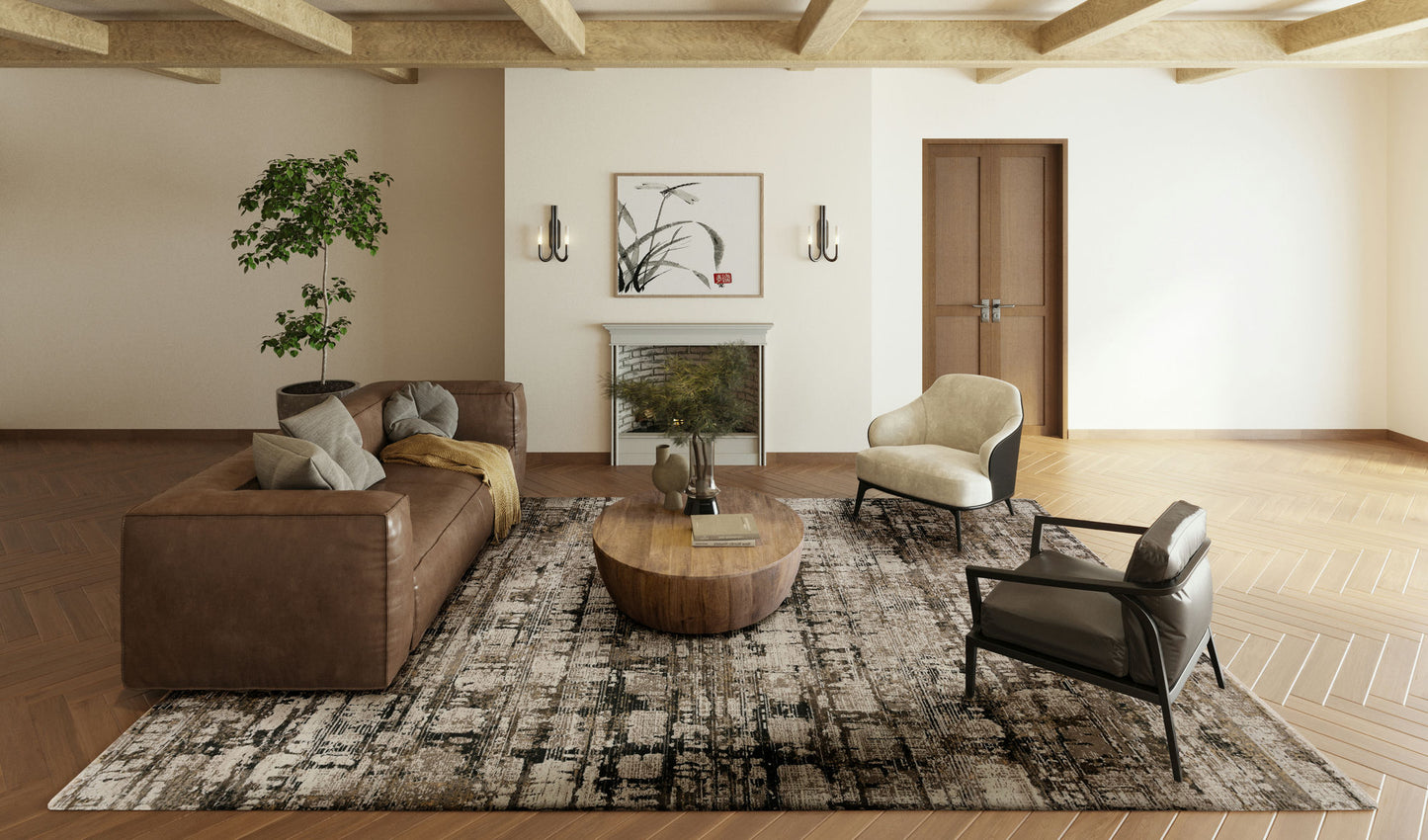Denizi DZ3 Putty 7'10" x 10' Rug