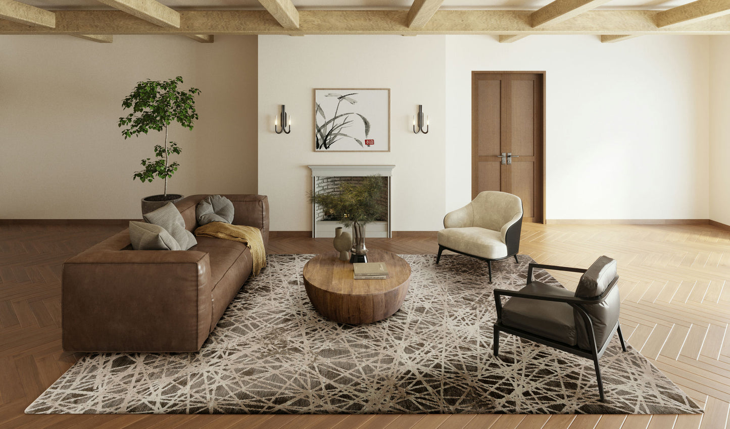 Denizi DZ4 Taupe 7'10" x 10' Rug