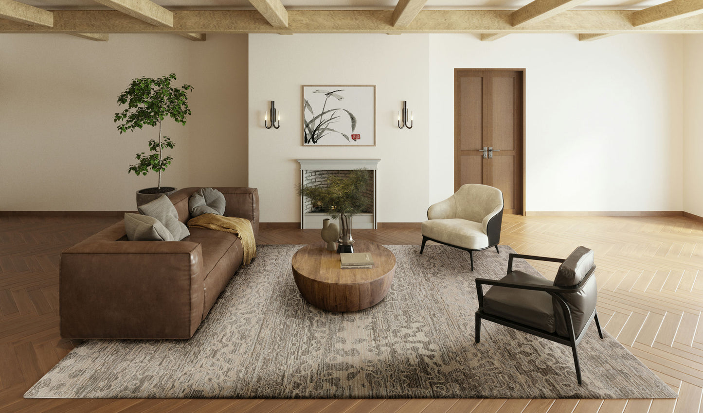 Denizi DZ6 Silver 5'3" x 7'8" Rug