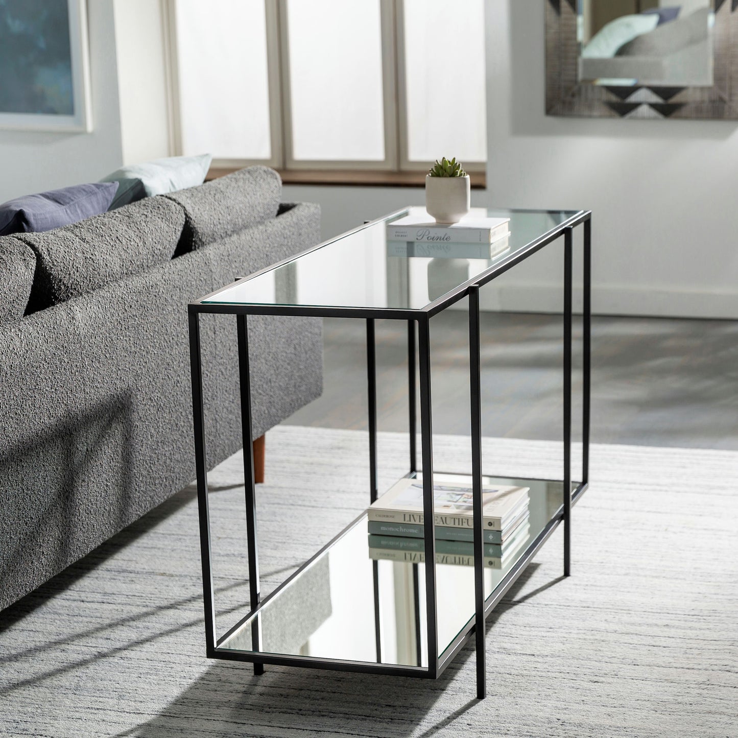 Surya Alecsa Eaa-003 Console Table 30"H X 47"W X 17"D